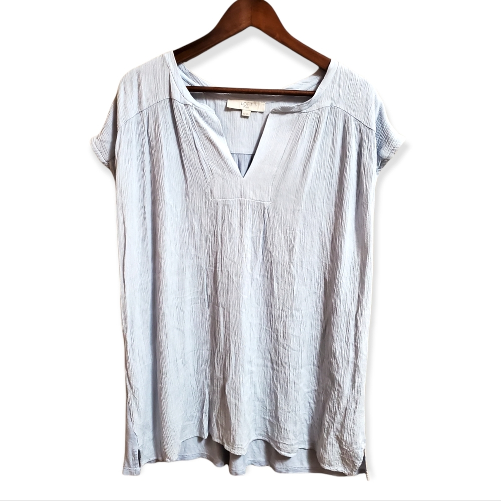 LOFT Split Neck Muscle Top